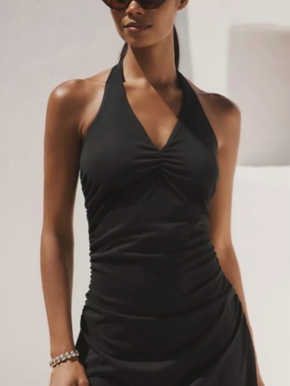 Anthropologie Ariana Halter Mini Dress